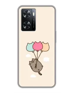 Чохол для OPPO A77 з картинкою «Пушин на кульках»