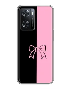 Чохол для OPPO A77 з картинкою «Половинки банту»