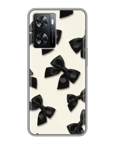 Чохол для OPPO A77 з картинкою «Чорні бантики»