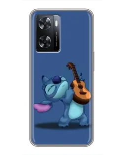 Чехол для OPPO A77 с картинкой «Стич с укулеле» Чехол для OPPO A77 с картинкой «Стич с укулеле»