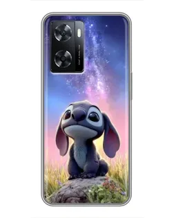 Чехол для OPPO A77 с картинкой «Стич на рассвете» Чехол для OPPO A77 с картинкой «Стич на рассвете»