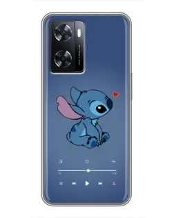 Чехол для OPPO A77 с картинкой «Музыкальный Stitch» Чехол для OPPO A77 с картинкой «Музыкальный Stitch»