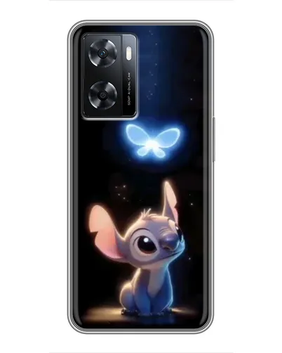 Чехол для OPPO A77 с картинкой «Сияющий Стич»