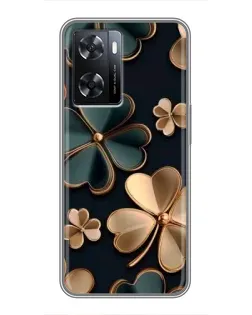 Чохол для OPPO A77 з картинкою «Конюшина в золоті»