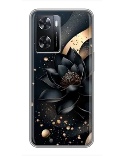 Чохол для OPPO A77 з картинкою «Чорний лотос»
