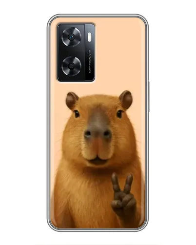 Чехол для OPPO A77 с картинкой «Капибара виктория» Чехол для OPPO A77 с картинкой «Капибара виктория»