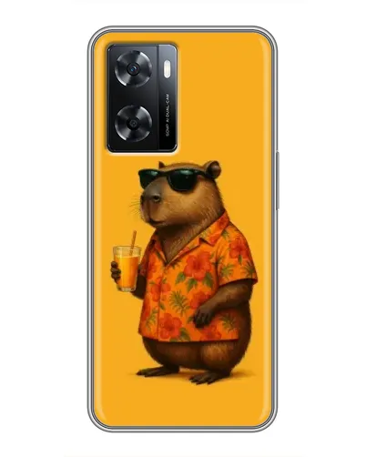 Чехол для OPPO A77 с картинкой «Капибара на отдыхе» Чехол для OPPO A77 с картинкой «Капибара на отдыхе»