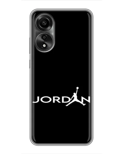 Чехол для OPPO A78 (4G) с картинкой «Jordan White Logo» Чехол для OPPO A78 (4G) с картинкой «Jordan White Logo»