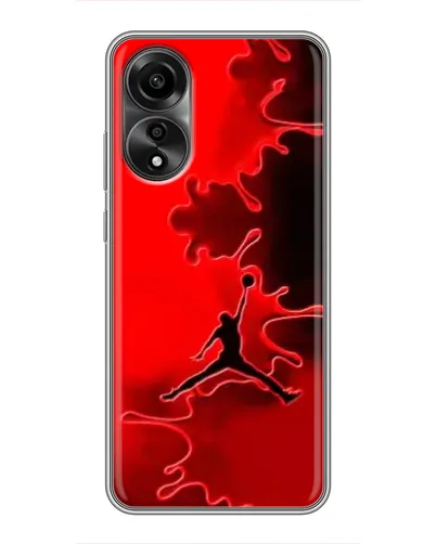 Чехол для OPPO A78 (4G) с картинкой «Jordan Red Smoke» Чехол для OPPO A78 (4G) с картинкой «Jordan Red Smoke»