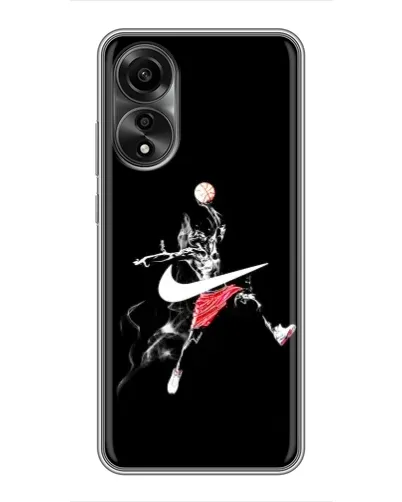 Чехол для OPPO A78 (4G) с картинкой «Jordan Jumpman» Чехол для OPPO A78 (4G) с картинкой «Jordan Jumpman»