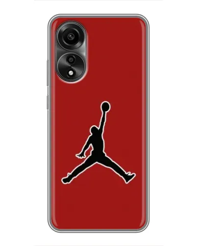 Чехол для OPPO A78 (4G) с картинкой «Jordan Red Back» Чехол для OPPO A78 (4G) с картинкой «Jordan Red Back»