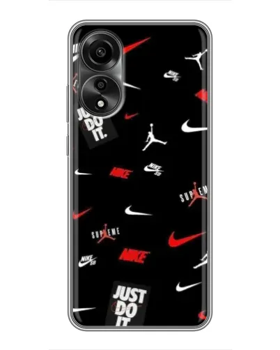 Чехол для OPPO A78 (4G) с картинкой «Nike Mix Pattern» Чехол для OPPO A78 (4G) с картинкой «Nike Mix Pattern»