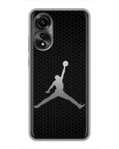 Чехол для OPPO A78 (4G) с картинкой «Jordan Dark Carbon» Чехол для OPPO A78 (4G) с картинкой «Jordan Dark Carbon»