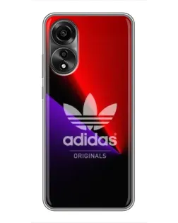 Чохол для OPPO A78 (4G) з картинкою «Adidas Red Neon»