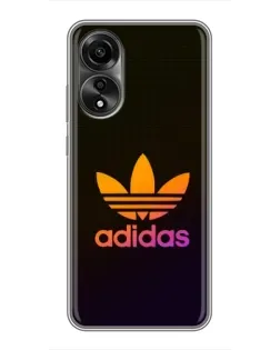 Чохол для OPPO A78 (4G) з картинкою «Градієнт Adidas»
