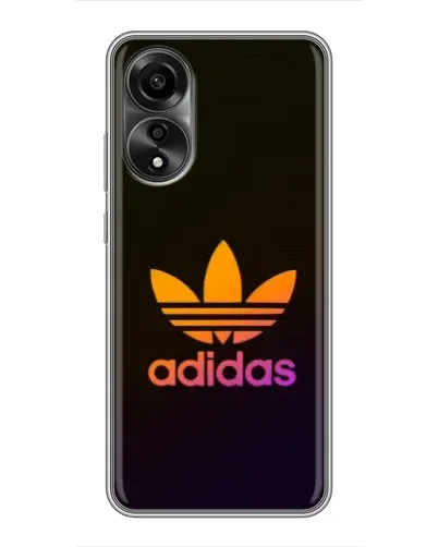 Чехол для OPPO A78 (4G) с картинкой «Градиент Adidas»