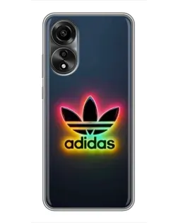 Чохол для OPPO A78 (4G) з картинкою «Неоновий Adidas»