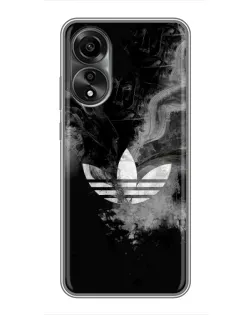 Чохол для OPPO A78 (4G) з картинкою «Абстрактний дим Adidas»