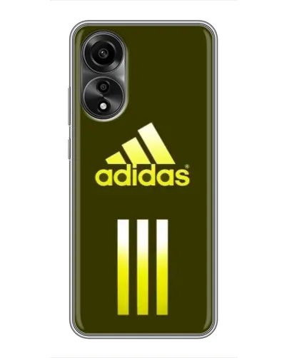 Чехол для OPPO A78 (4G) с картинкой «Оливковый градиент Adidas»