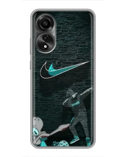Чехол для OPPO A78 (4G) с картинкой «Спортивный арт Nike»