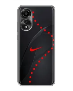 Чехол для OPPO A78 (4G) с картинкой «Абстрактный дизайн Nike» Чехол для OPPO A78 (4G) с картинкой «Абстрактный дизайн Nike»