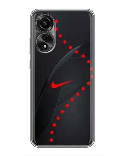 Чехол для OPPO A78 (4G) с картинкой «Абстрактный дизайн Nike»