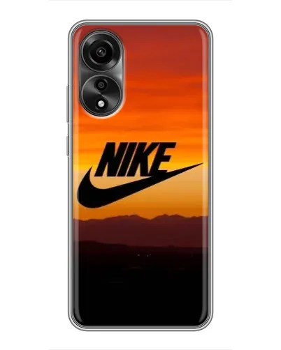 Чехол для OPPO A78 (4G) с картинкой «Nike — вечерний горизонт»