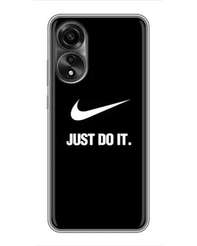 Чехол для OPPO A78 (4G) с картинкой «Классический принт Nike»