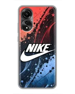 Чехол для OPPO A78 (4G) с картинкой «Градиентный принт Найк» Чехол для OPPO A78 (4G) с картинкой «Градиентный принт Найк»