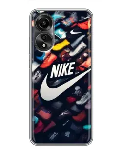 Чехол для OPPO A78 (4G) с картинкой «Коллекция кроссовок Nike» Чехол для OPPO A78 (4G) с картинкой «Коллекция кроссовок Nike»