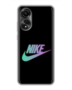 Чехол для OPPO A78 (4G) с картинкой «Nike — городская ночь» Чехол для OPPO A78 (4G) с картинкой «Nike — городская ночь»