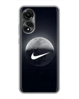 Чехол для OPPO A78 (4G) с картинкой «Nike в стиле граффити» Чехол для OPPO A78 (4G) с картинкой «Nike в стиле граффити»