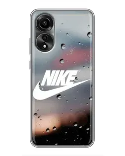 Чехол для OPPO A78 (4G) с картинкой «Nike в стиле ретро» Чехол для OPPO A78 (4G) с картинкой «Nike в стиле ретро»