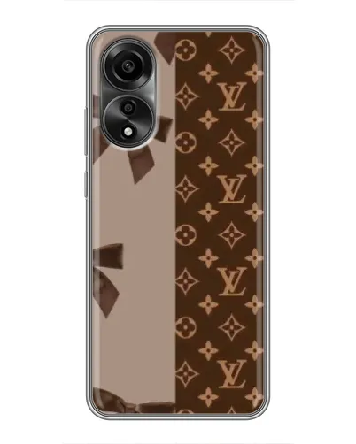 Чехол для OPPO A78 (4G) с картинкой «Louis Vuitton — банты»