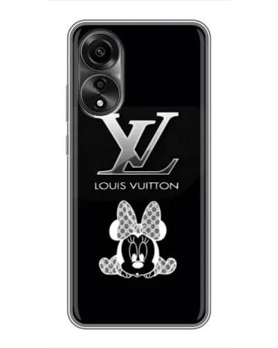 Чехол для OPPO A78 (4G) с картинкой «LV и Минни Маус»