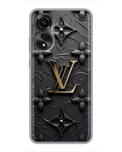 Чехол для OPPO A78 (4G) с картинкой «Кожаная текстура LV»