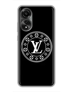 Чехол для OPPO A78 (4G) с картинкой «LV — печать стиля»