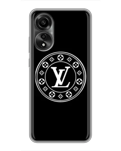 Чехол для OPPO A78 (4G) с картинкой «LV — печать стиля»