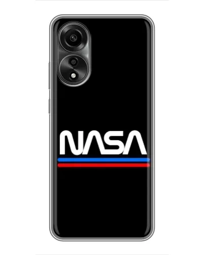 Чохол для OPPO A78 (4G) з картинкою «NASA — класика Red Blue»