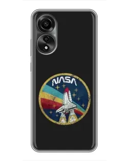 Чохол для OPPO A78 (4G) з картинкою «NASA — емблема місії» Чохол для OPPO A78 (4G) з картинкою «NASA — емблема місії»