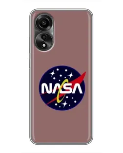 Чохол для OPPO A78 (4G) з картинкою «NASA — ретро космос»