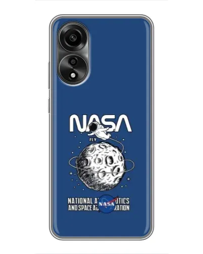 Чохол для OPPO A78 (4G) з картинкою «NASA — місячна місія»