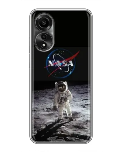 Чохол для OPPO A78 (4G) з картинкою «Астронавт на Місяці»