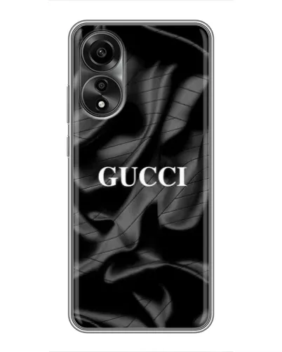 Чехол для OPPO A78 (4G) с картинкой «Gucci — шелковые волны»