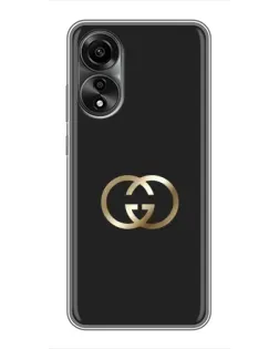 Чехол для OPPO A78 (4G) с картинкой «Минимализм Gucci»