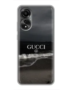 Чехол для OPPO A78 (4G) с картинкой «Gucci — морской прибой»