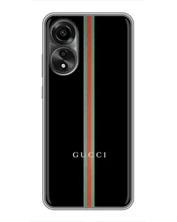 Чохол для OPPO A78 (4G) з картинкою «Gucci — строга лінія»