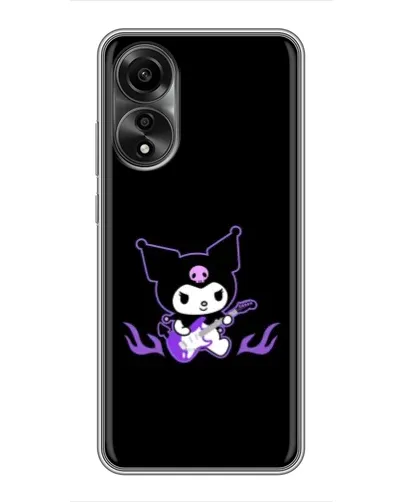 Чехол для OPPO A78 (4G) с картинкой «Электрическая Kuromi»