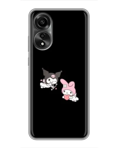 Чехол для OPPO A78 (4G) с картинкой «My Melody и Kuromi»