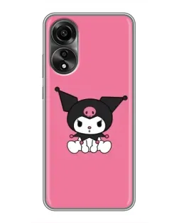 Чехол для OPPO A78 (4G) с картинкой «Хмурая Kuromi»